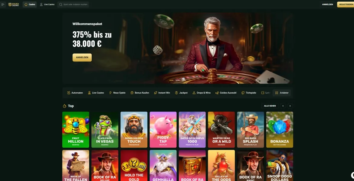 Goldex Casino Login