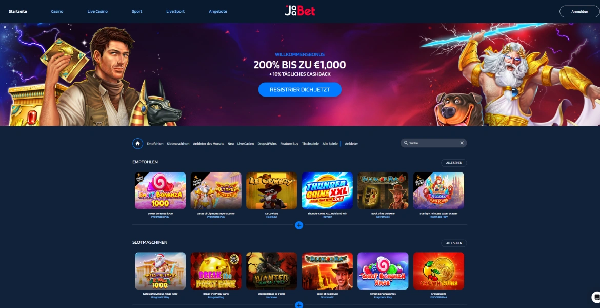 Jaabet Casino Login
