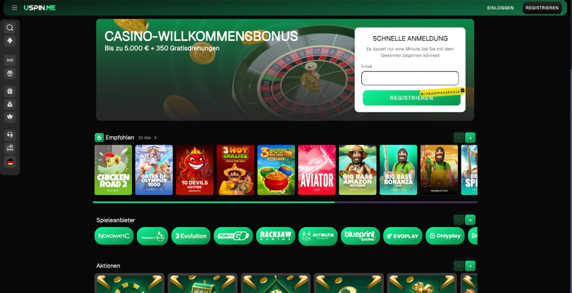 Uspin Casino Login