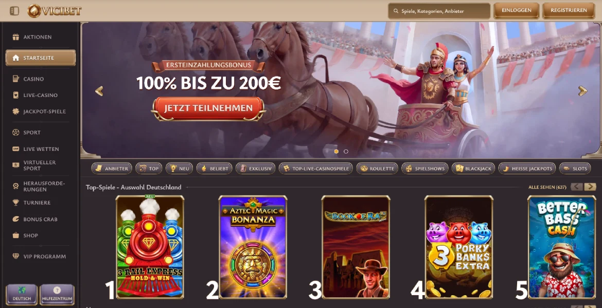 ViciBet Casino Login